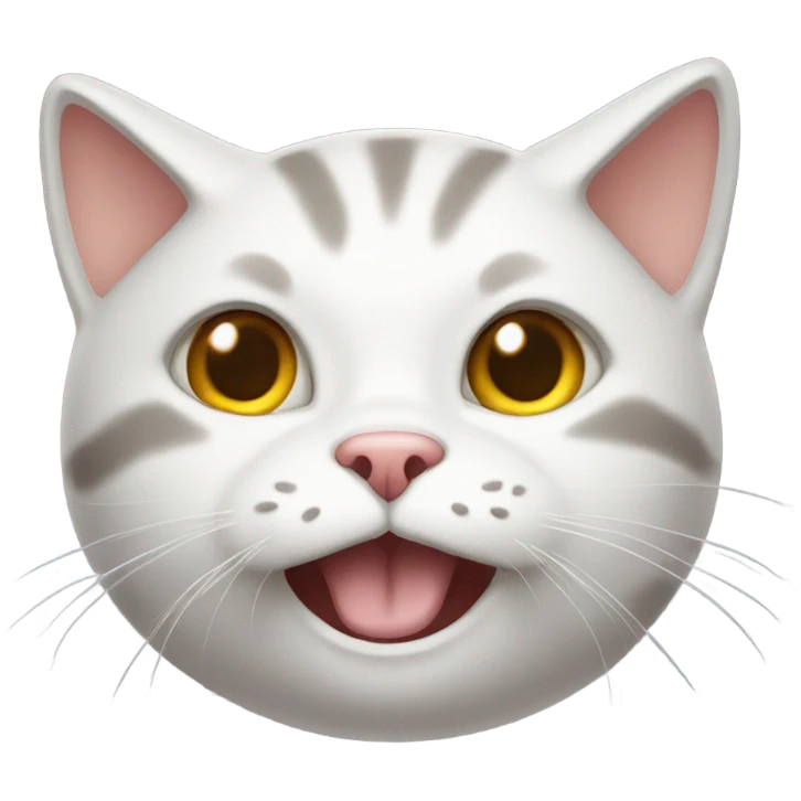 Cat rolling her eyes emoji