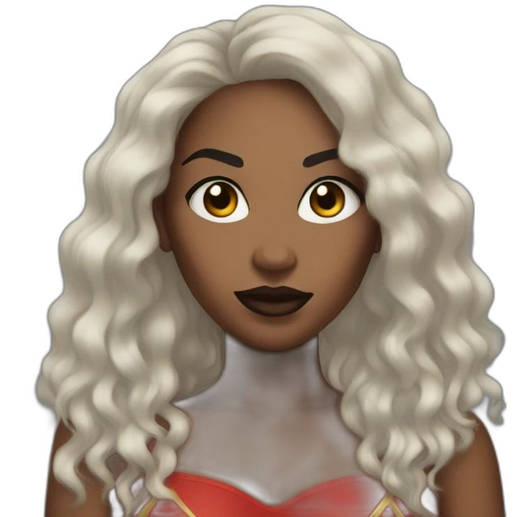 spider-woman Jessica Drew, black afro hair emoji