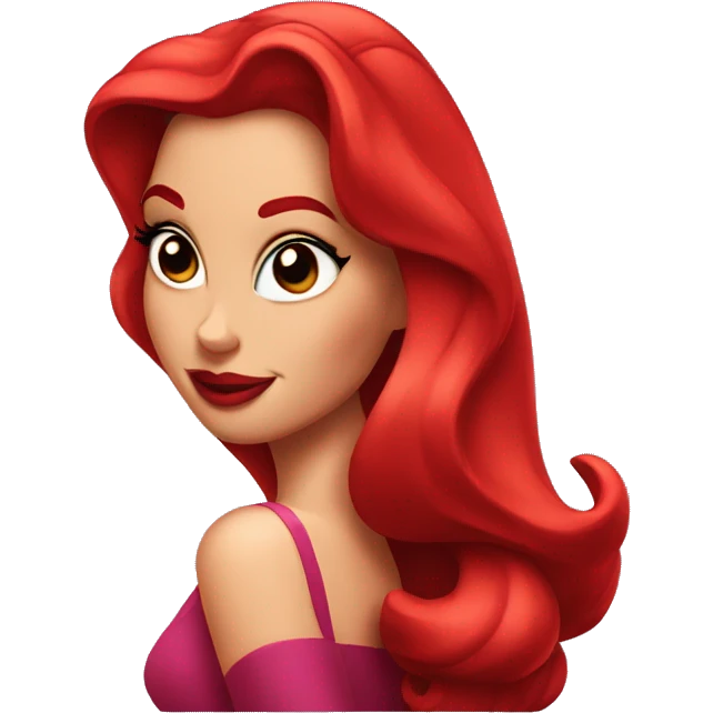 Jessica rabbit in love emoji