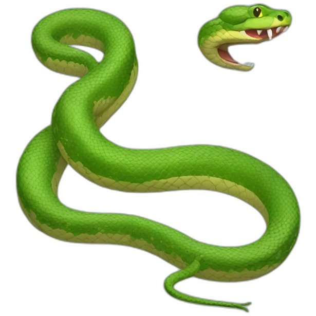 snake walking emoji