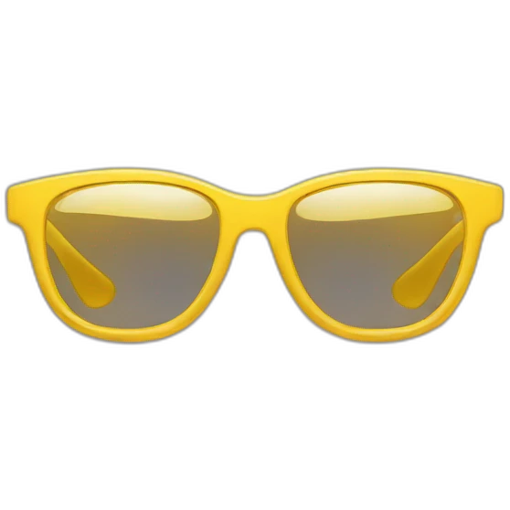 yellow sunglasses no more emoji