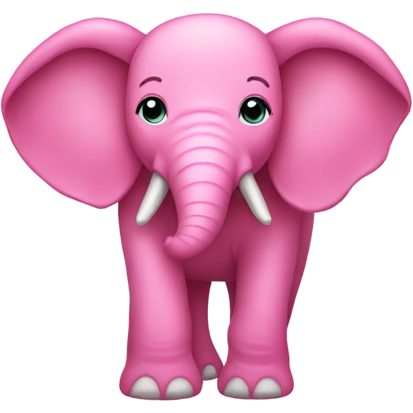 Pink elephant  emoji
