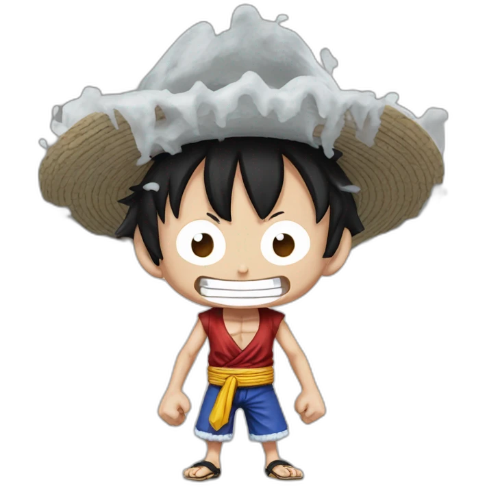 Luffy gear 5 from one piece emoji