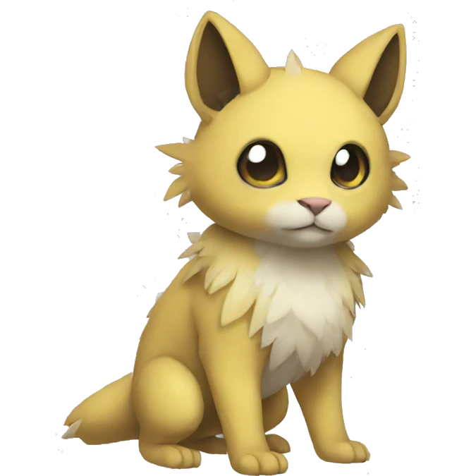 Cute cool animal hybrid Fakemon full body emoji