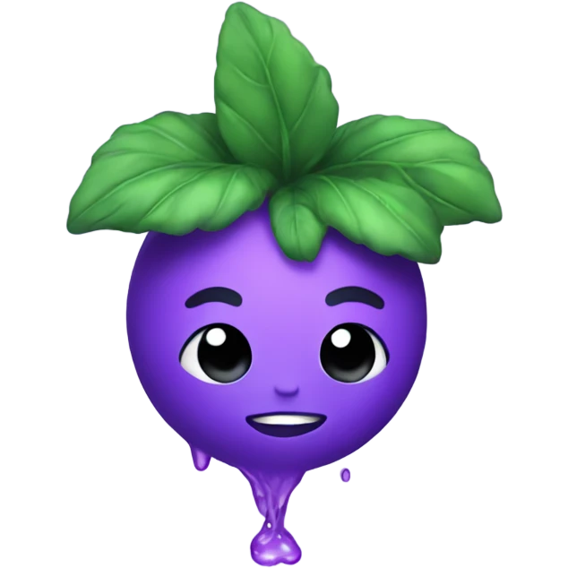 Purple sprite emoji