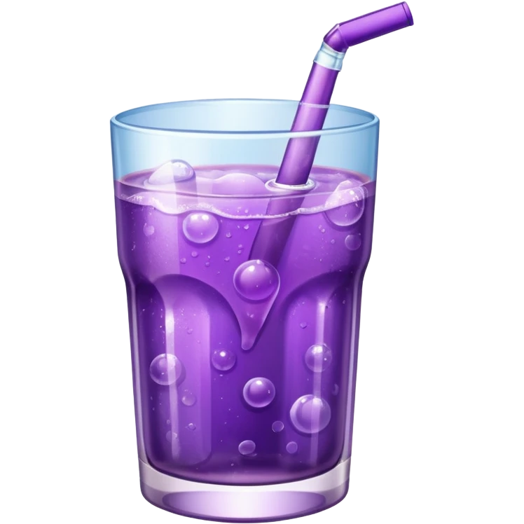 Make a grape soda emoji