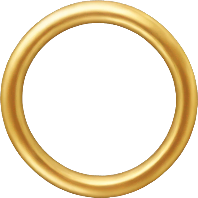 Gold ring emoji