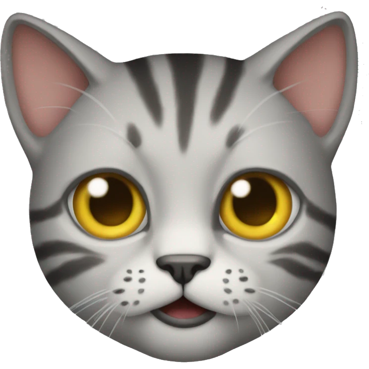 A cat that looks like is going to kill you emoji