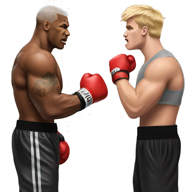 Mike tyson and jake paul fight emoji