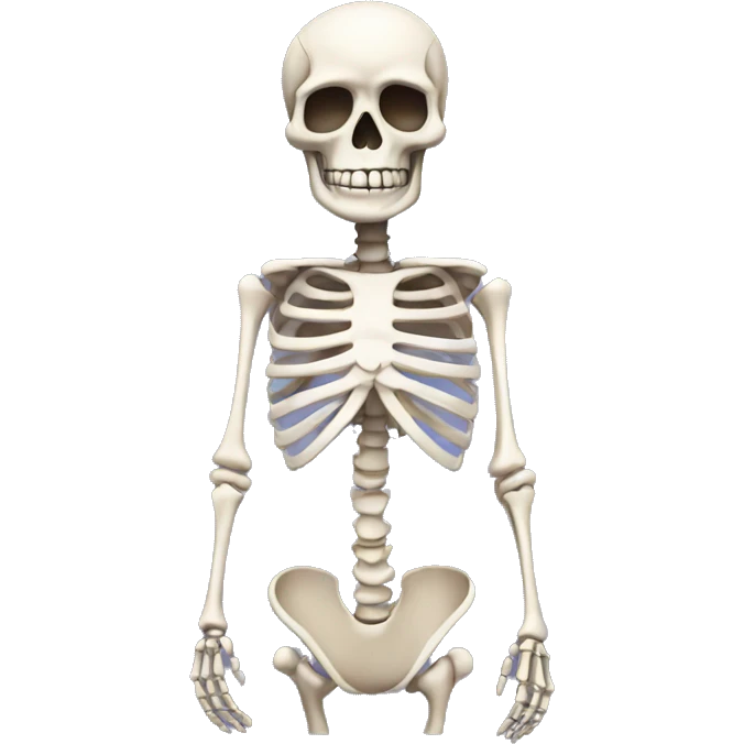 skeleton wearing a bikini  emoji