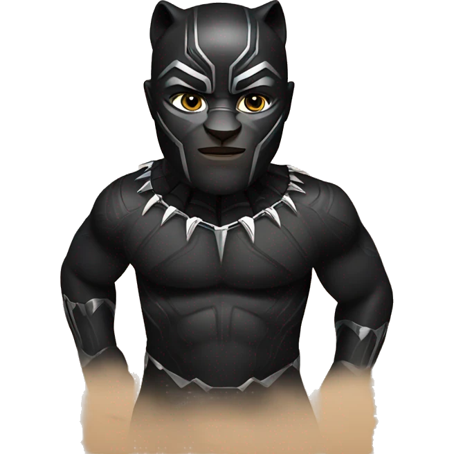 The Black Panther emoji
