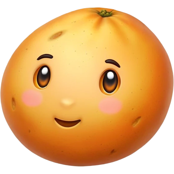 Orange potato’s emoji