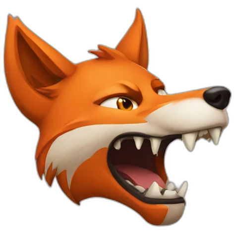 vicious fox emoji