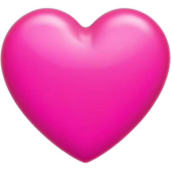 Hot pink plastic heart  emoji