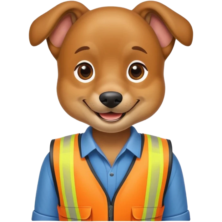 dog handler emoji
