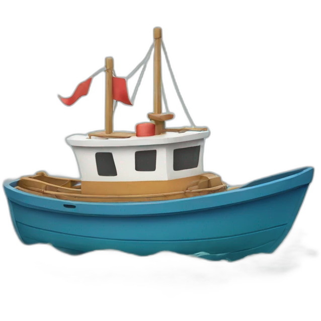 Boat with fail stamp emoji