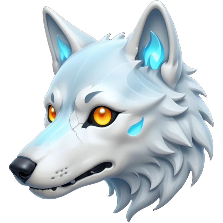 Spirit of a wolf emoji