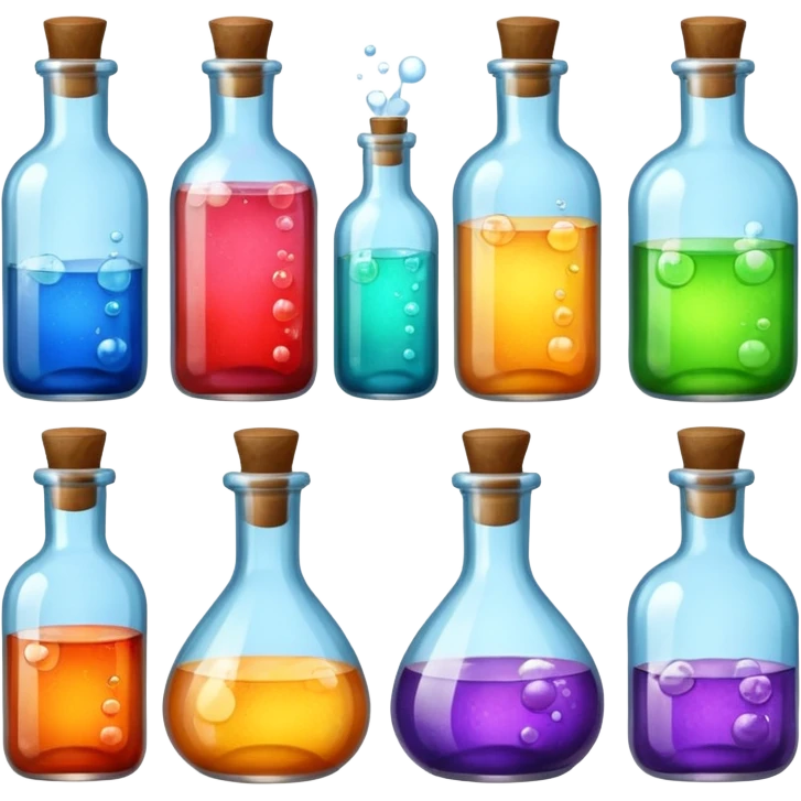 different types of elixirs emoji