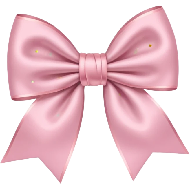 super pale pink bow as confeetti emoji