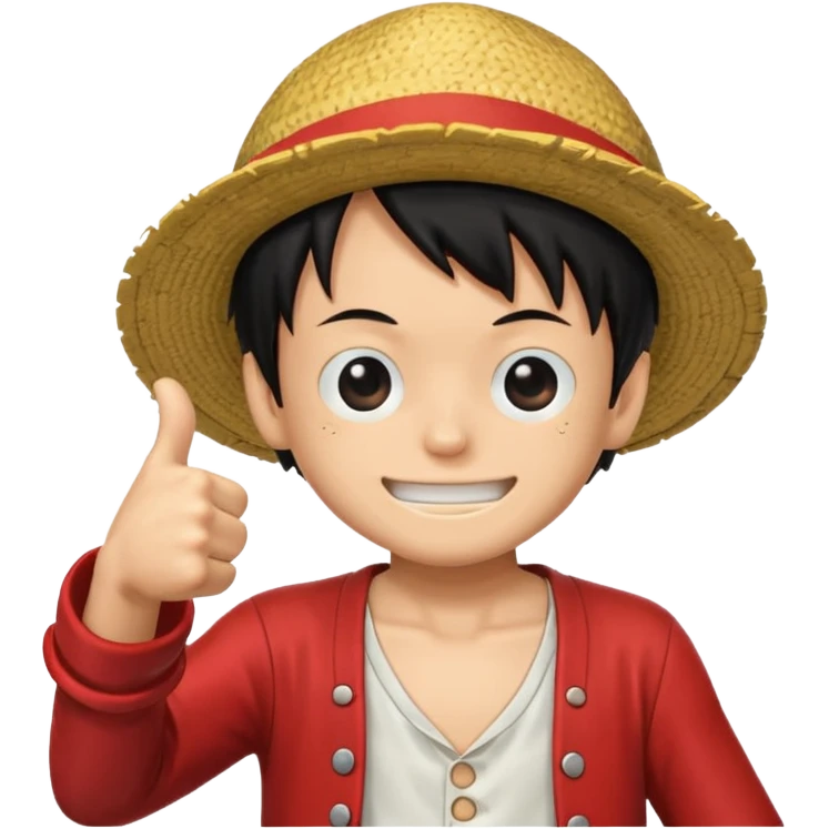 luffy giving a thumbs up emoji