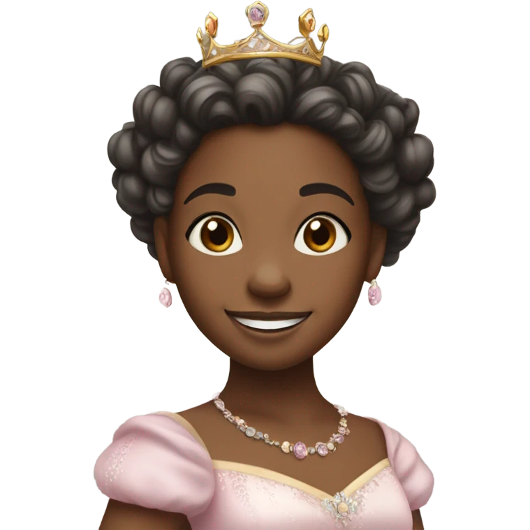 black princess  emoji