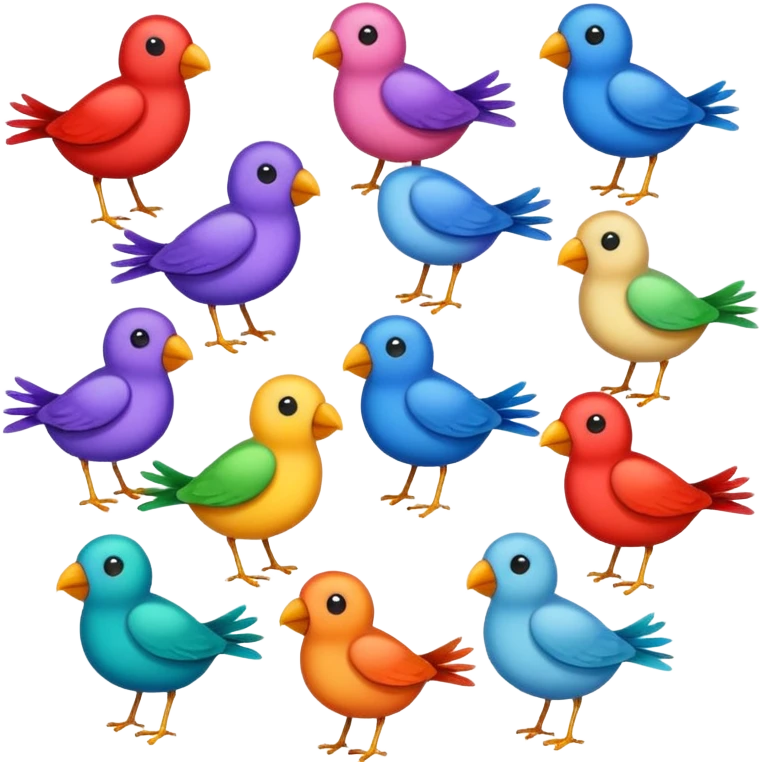 birds emoji