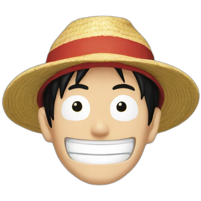 Luffy hat emoji