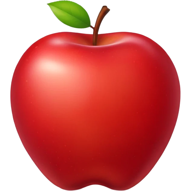 red apple emoji