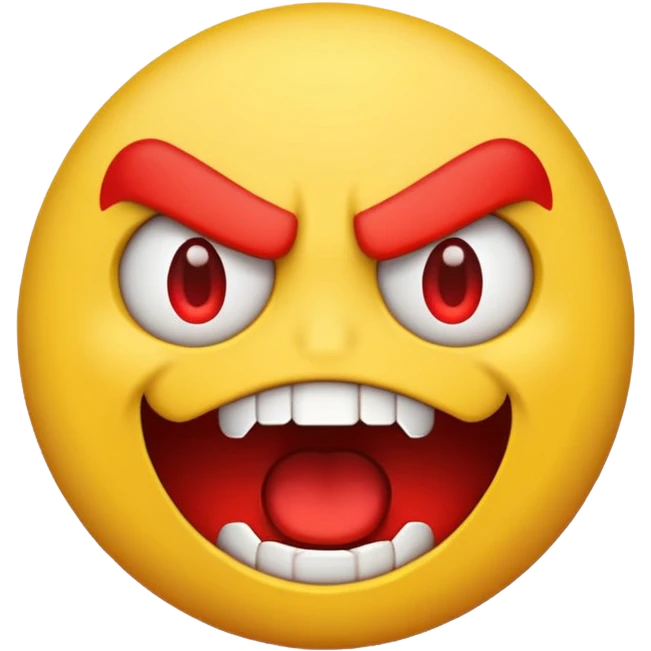 angry  emoji just like in the pacman  emoji