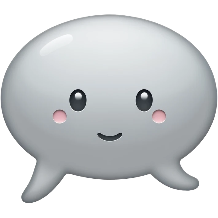 chat bubble with 3 points in it emoji