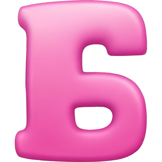 Pink Letter E with heart emoji