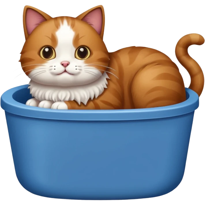 Cat pooping emoji