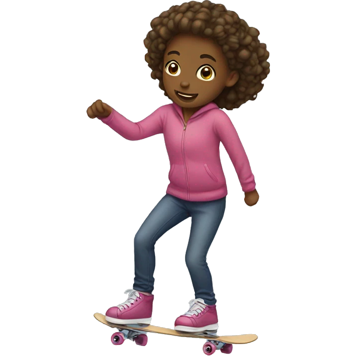 Girl skating  emoji