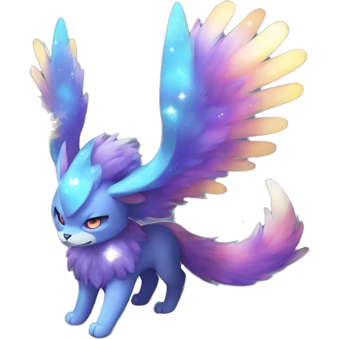 Shiny Fluffy Anthro Sona Nebula Fakemon emoji