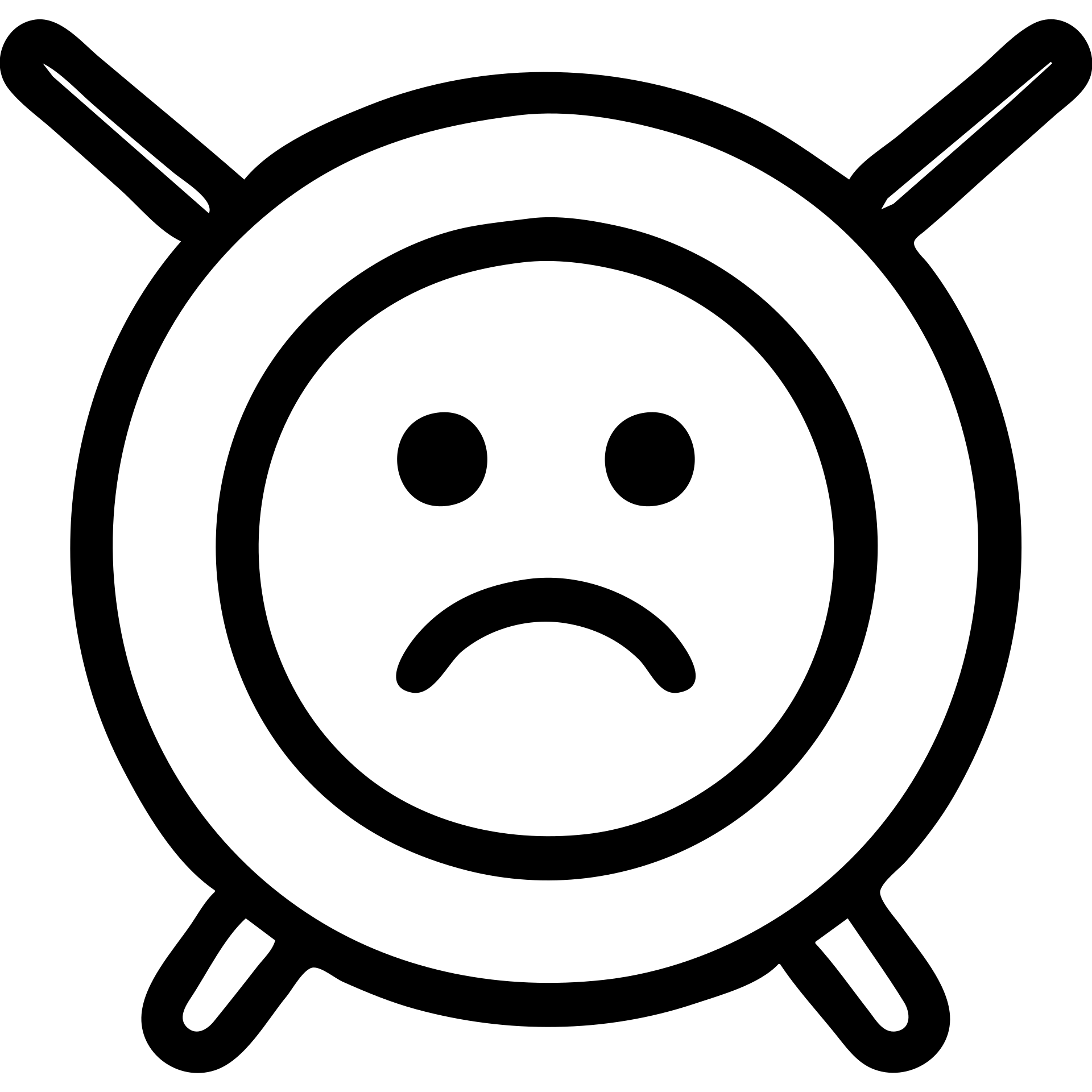 Traefik logo with a sad face, minimal, clear emotion, simple iconic design, transparent background emoji