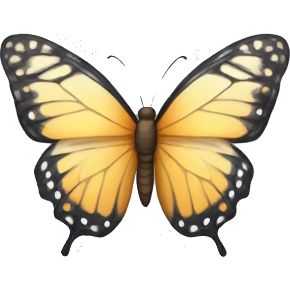 Cute realistic butterflies  emoji