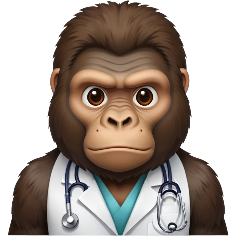 doctor gorilla emoji