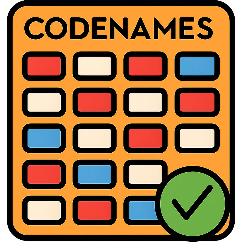 Codenames web board game emoji