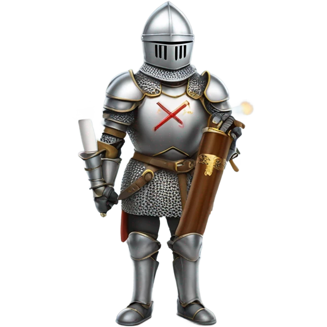 Knight vaping emoji
