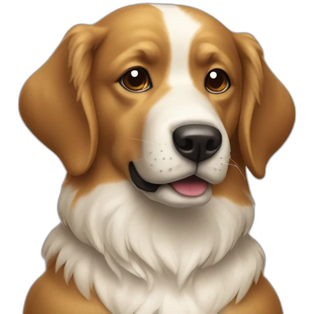 chien qui boit une bière emoji