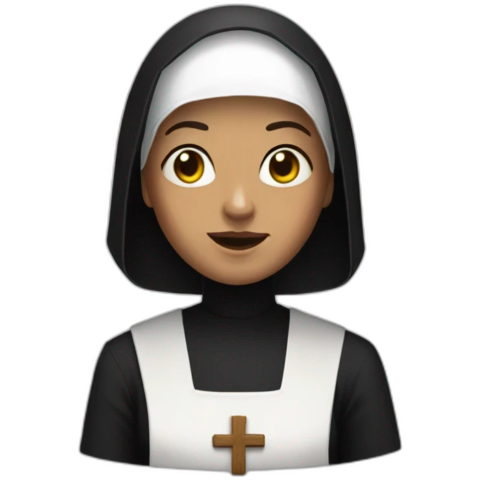 The nun emoji