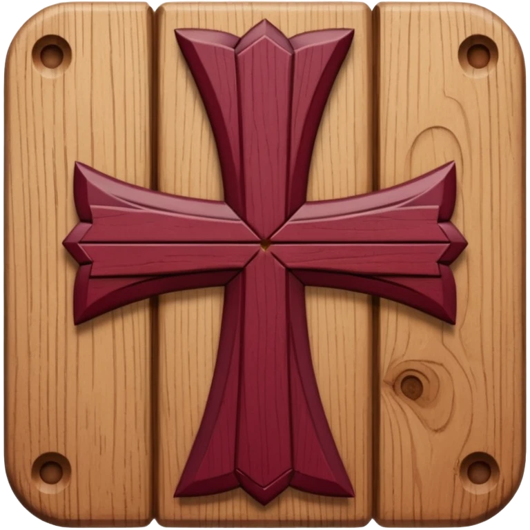 La cruz de borgoña emoji