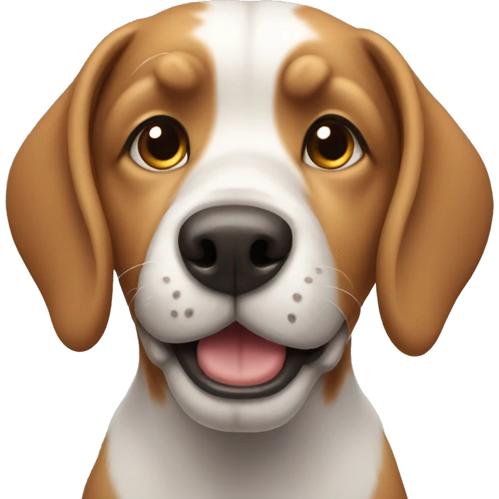 Dog with ears up  emoji