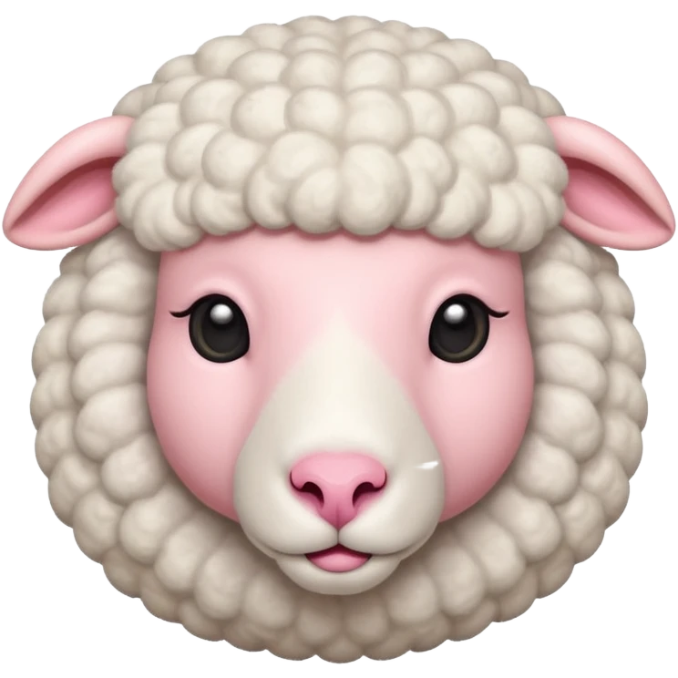 friendly sheep face emoji
