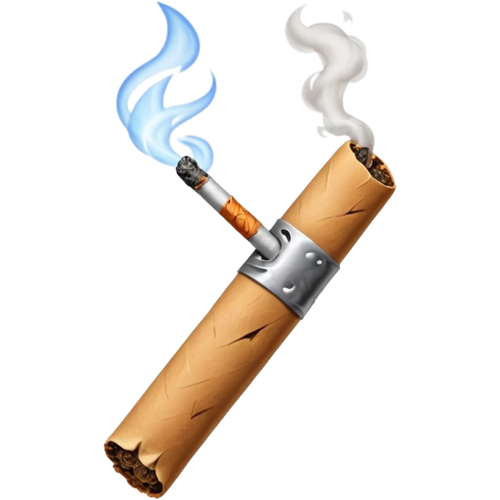 a lit joint emoji
