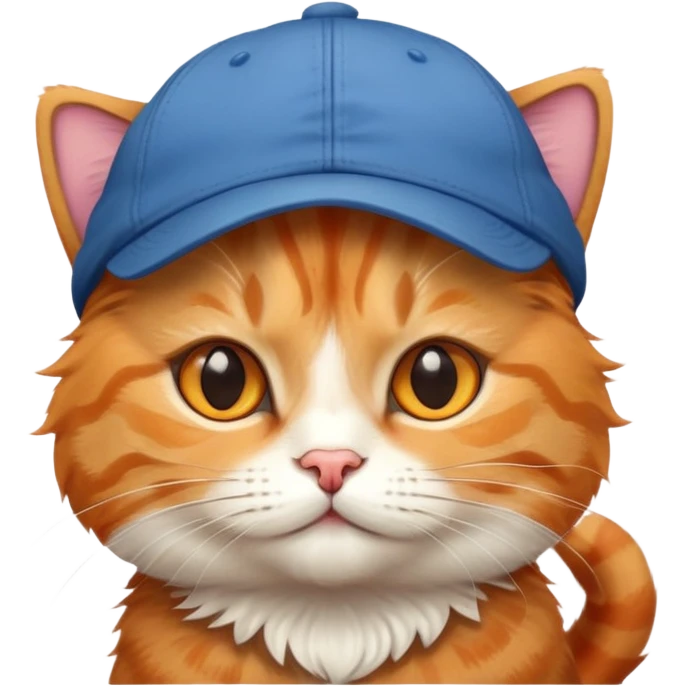 cat with cap emoji