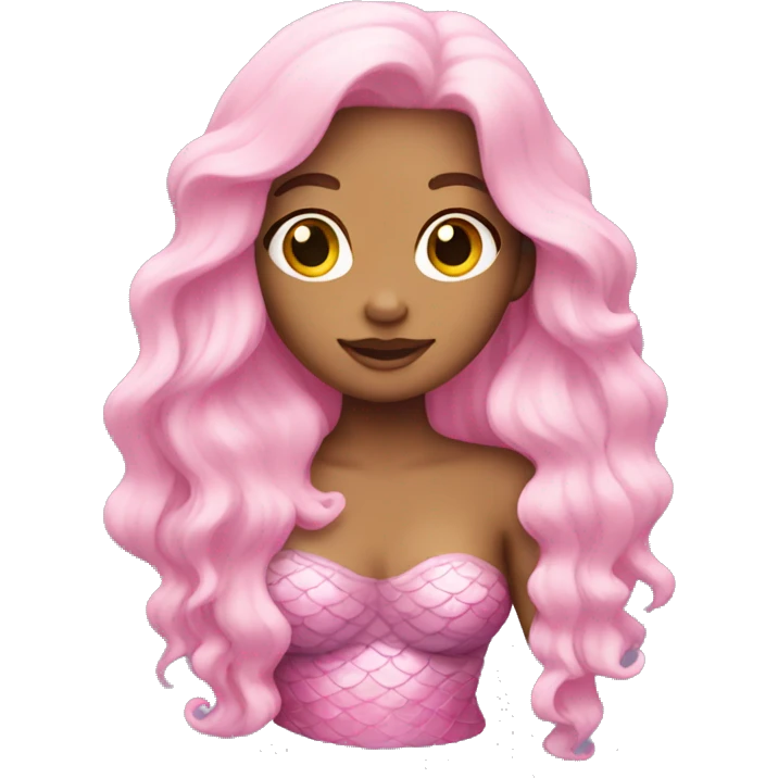 soft pink mermaid emoji