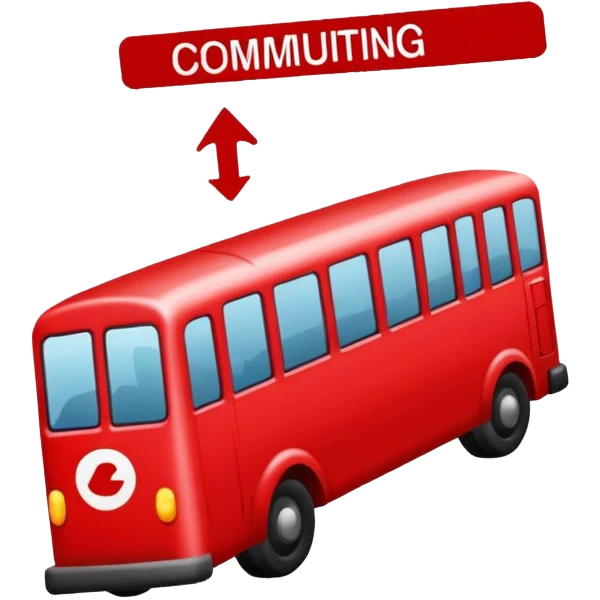 commuting stamp emoji