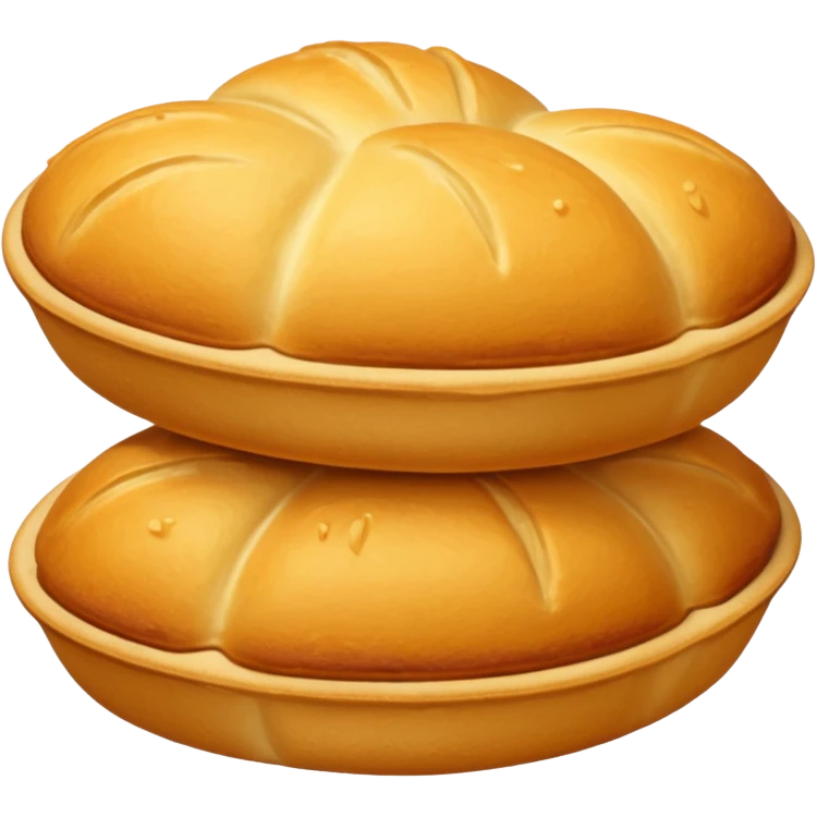 madeleine snack. except under layer bread. emoji