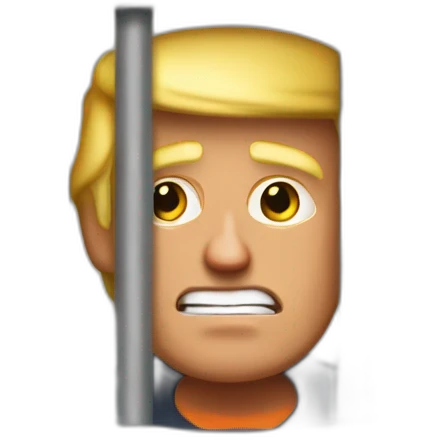 trump-in-jail-cell emoji